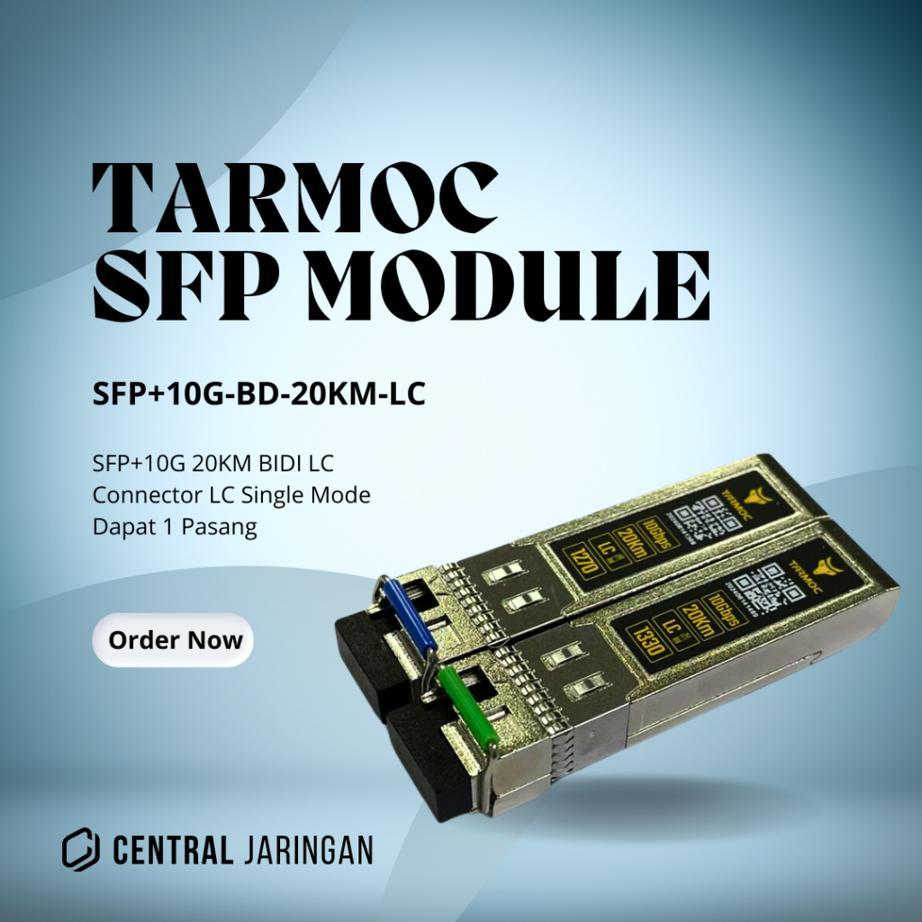 Tarmoc SFP-10G-L20-BD-LC | SFP 10G BIDI 20KM |SFP 10G 20KM Single Mode