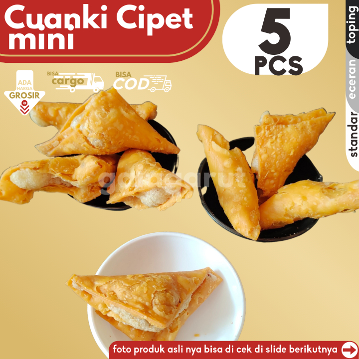 

Cuanki CIPET MINI isi 5pcs Pelengkap Baso Aci Seblak by GG (Bisa COD/Grosir/Kargo)