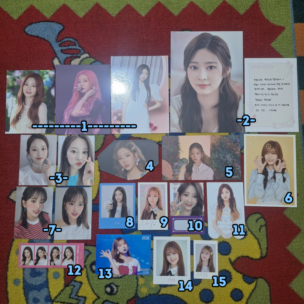 [READY] IZONE Minju Yujin Official Postcard Photocard PC IZ*ONE Bloomiz Secret Diary Concert EOM One