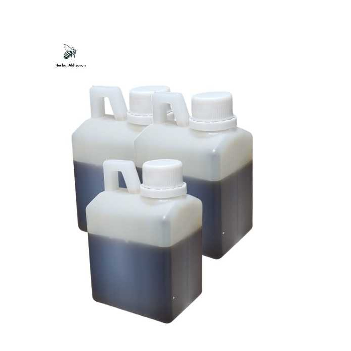 Madu Hitam Pahit Gamat Propolis Curah Isi Bersih 500gr