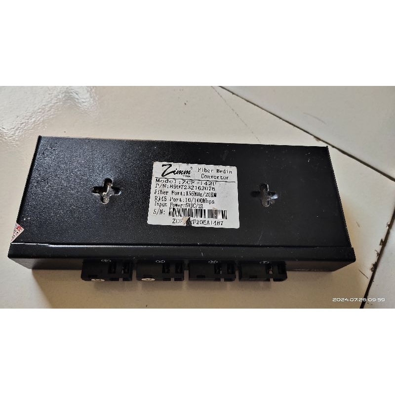 Htb zimmlink 4 port,bekas normal + adaptor