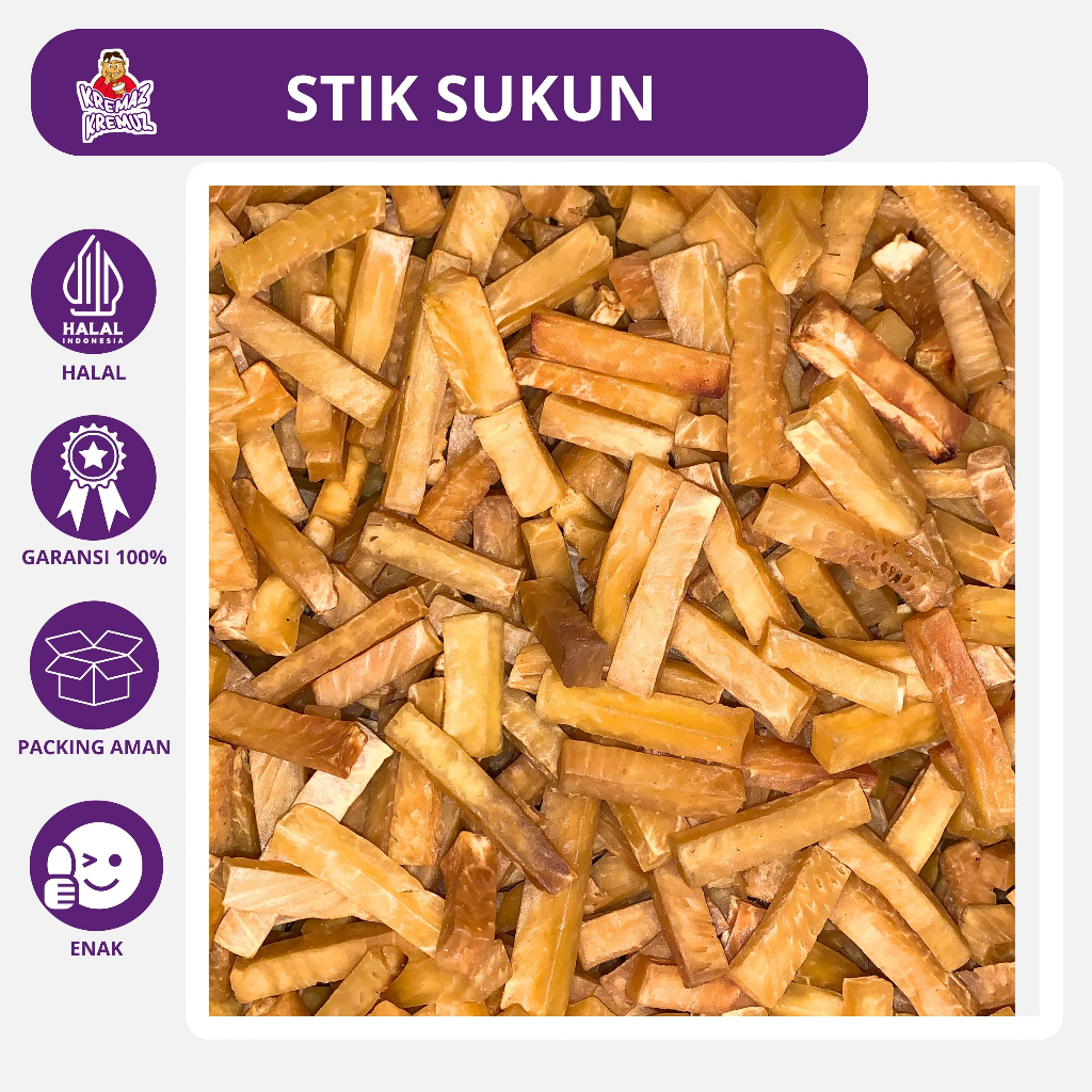 

STIK SUKUN KERIPIK SUKUN ORIGINAL ENAK RENYAH 200 gr & 400 gr