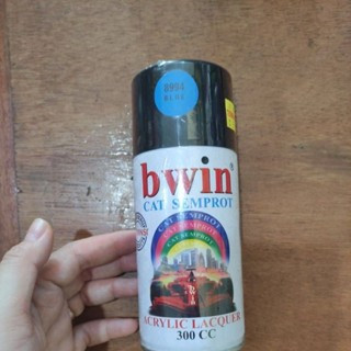 Cat Semprot BWIN biru stabilo /acrylic lacQuer spray pain BWIN / cat kaleng BWIN blue (stabilo) 300c