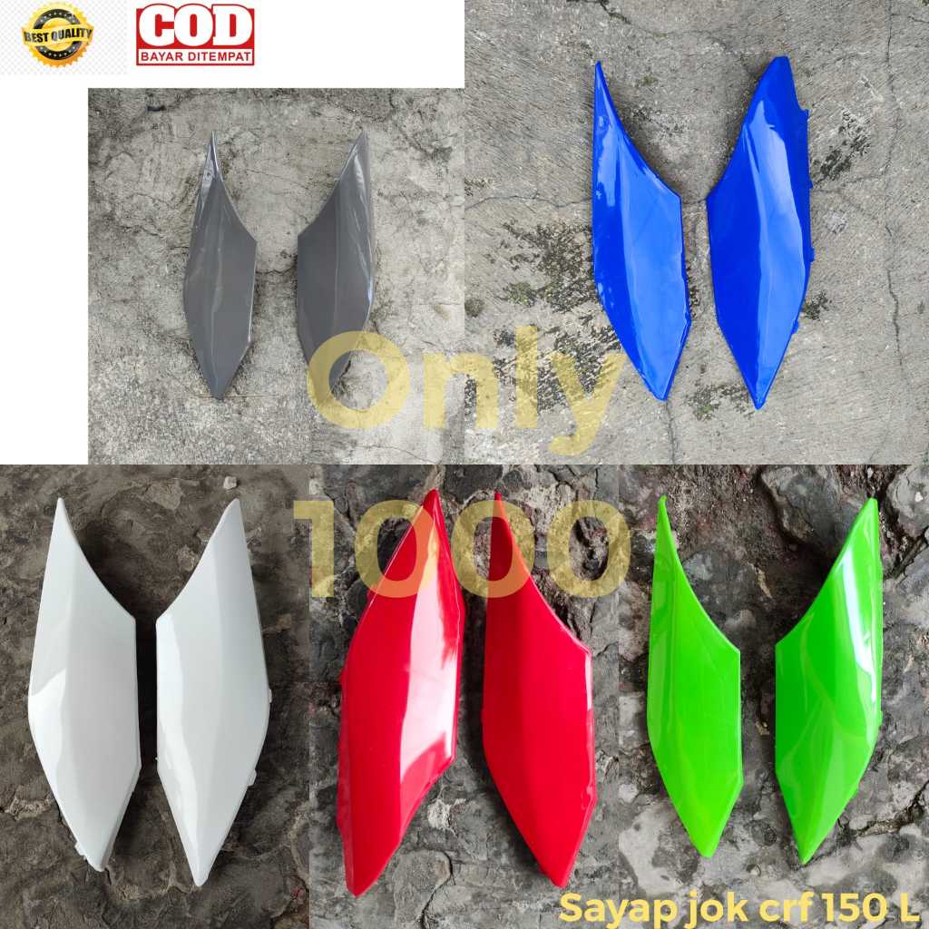 SAYAP JOK CRF 150 L COVER BODY SIDE PANEL BELAKANG CRF 150 L TRAIL SUPERMOTO MOTOCROSS
