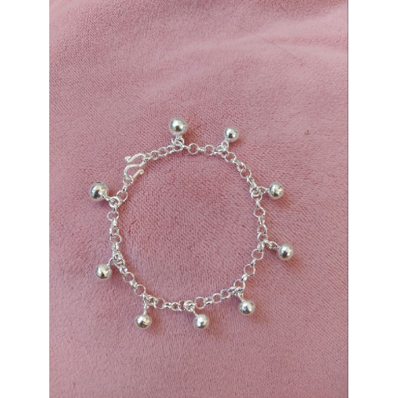 gelang kaki perak bayi