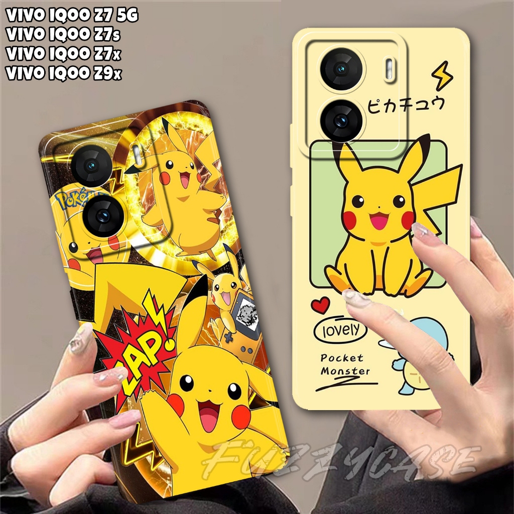 Case Hp Vivo IQOO Z7 5G / Z7x / Z7s / Z9x Softcase Pro Camera Terbaru CU01 - Casing Hp - Fuzzycase