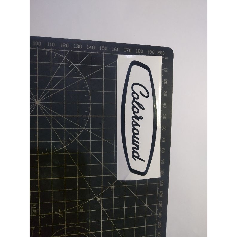 

cutting stiker colorsound