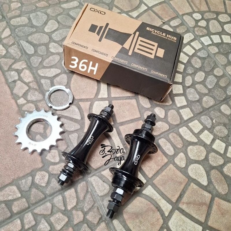 HUB NAP SET FIXI FIXIE OXO 36H 17T HITAM
