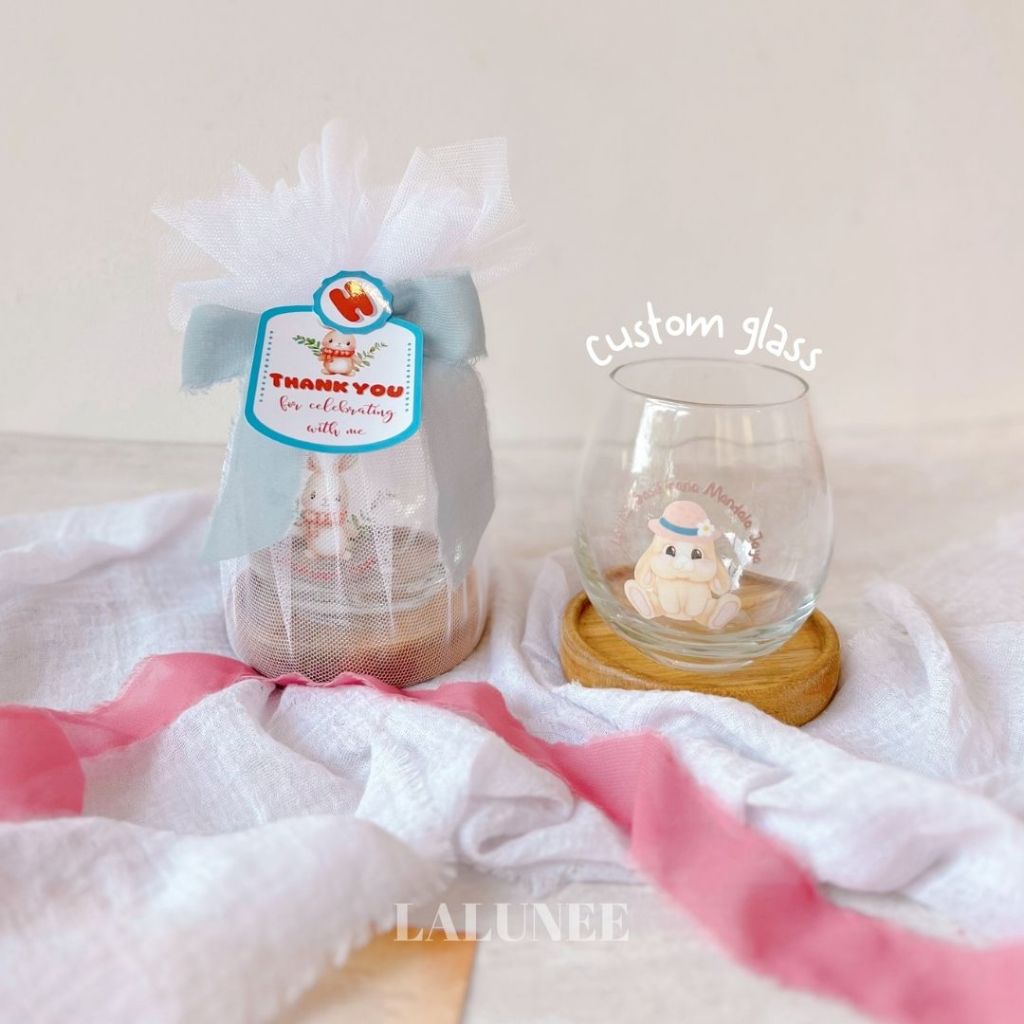 [CHARLOTTE PACKAGE] Souvenir Ultah Anak - Hampers Bayi 1 Bulanan - Birthday Hampers - Souvenir Gelas