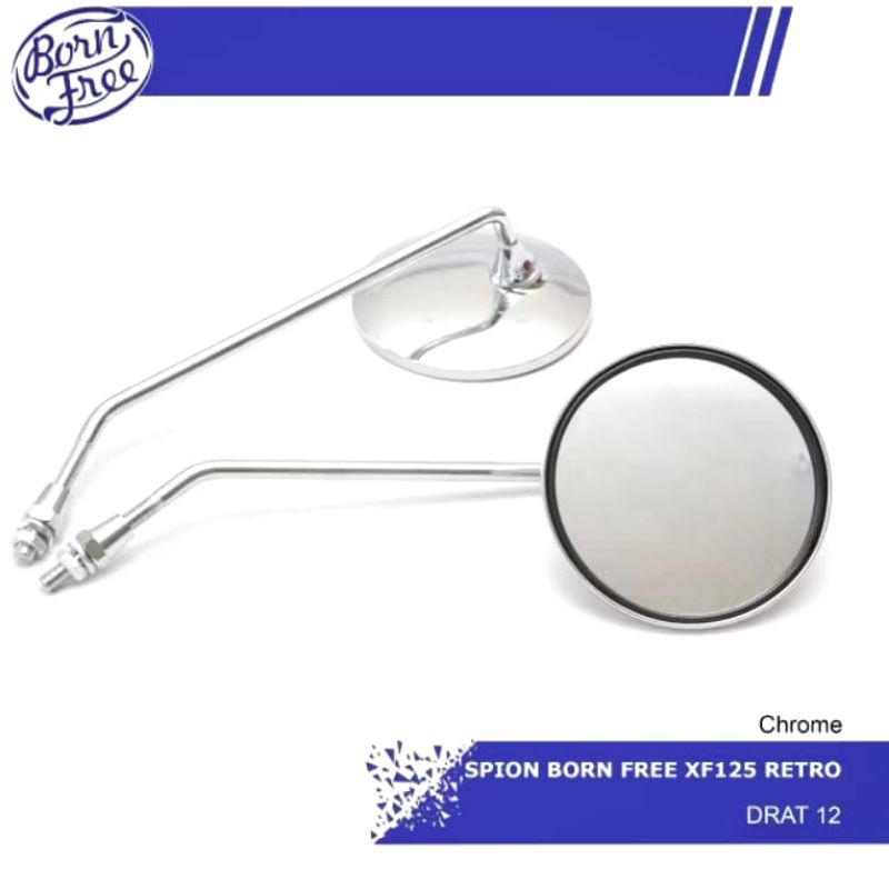 Spion bulat c70 - spion retro c70 - spion c70 drat 12- Spion honda C70