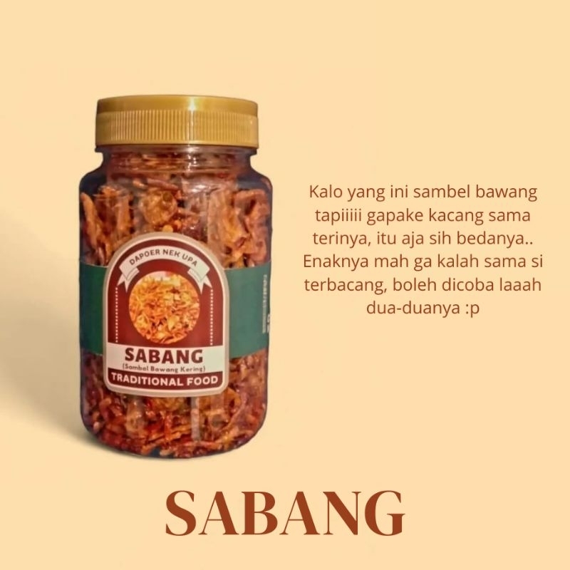 

SABANG (Sambal Bawang) 115 gr