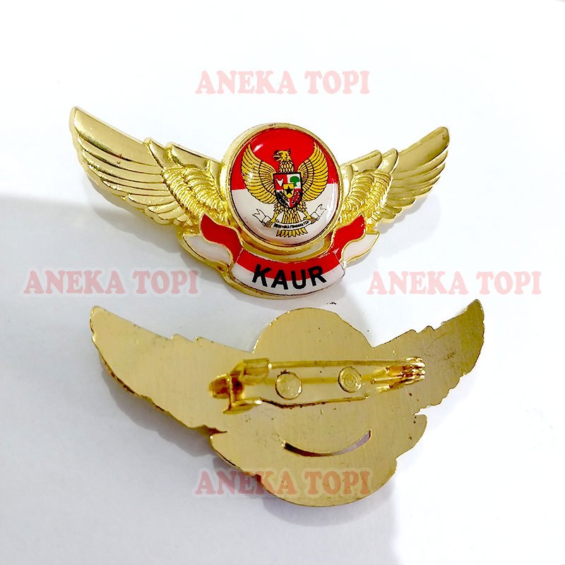 Pin Wing Kaur Garuda Merah Putih Lecana Kaur Atribut Perangkat Desa - Aneka Topi