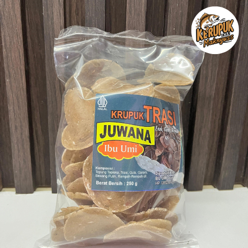 

Kerupuk Terasi "Ibu Umi Juwana" Mentah Asli Khas Juwana Pati 250gram
