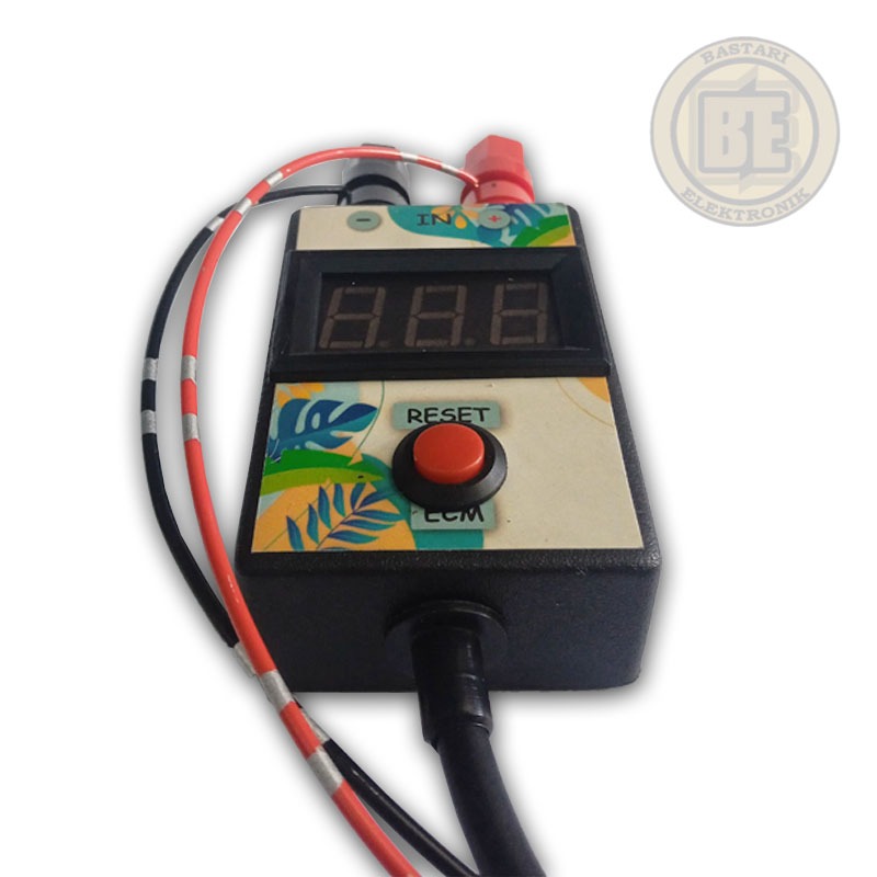 DLC short Connector Honda Injeksi + voltmeter Digital DC
