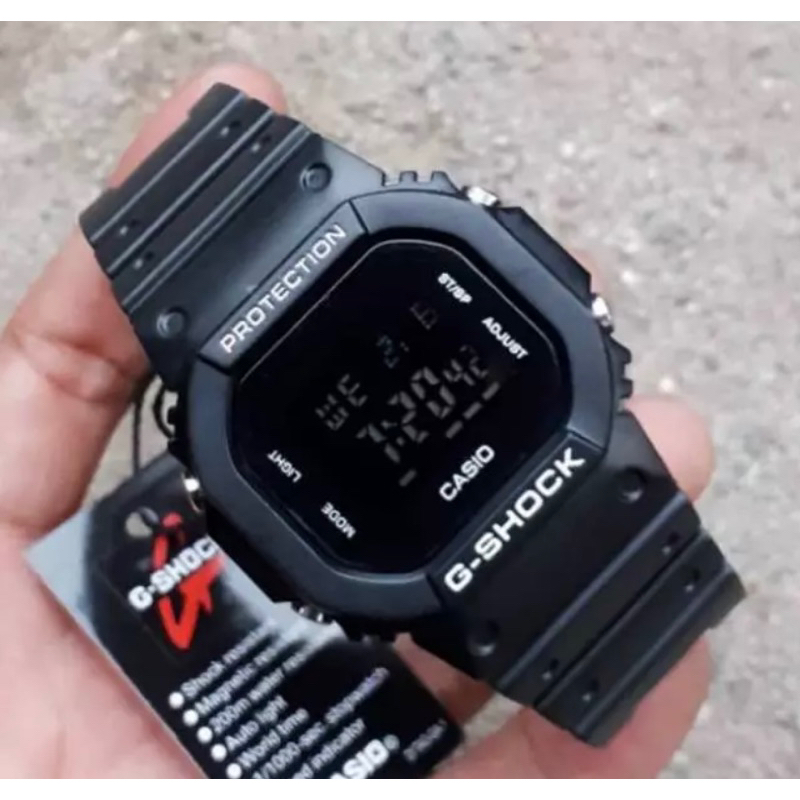 Jam Tangan Gsh0ck Digital Led Sport Rubber Premium Unisex DW 5600 MURAH GK005