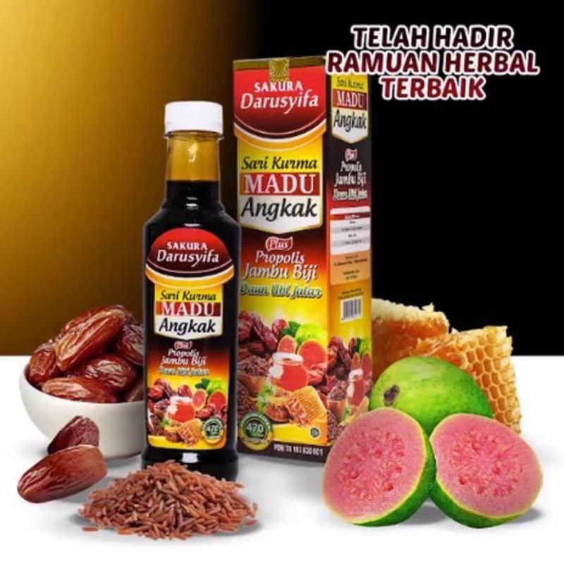

Sari Kurma Madu Angkak Darusyifa 470gr
