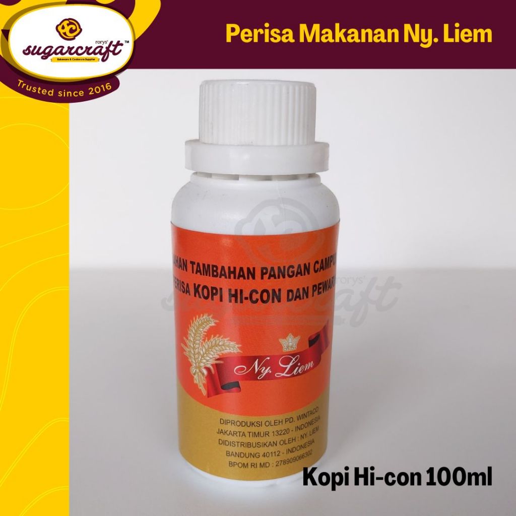 

Perisa/pasta kue Ny. Liem Coffee Hi-con 100ml