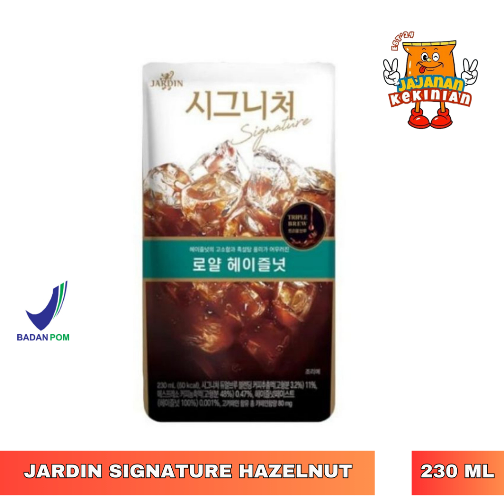 

[HALAL] JARDIN SIGNATURE AMERICANO ROYAL HAZELNUT I JARDIN SIGNATURE KOREAN POUCH COFFEE 230 ml