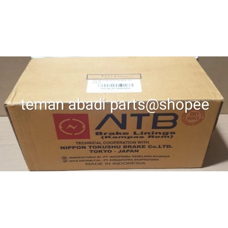 BRAKE LINING MITSUBISHI CANTER PS125 HDX NTB M040-1#NTB0005