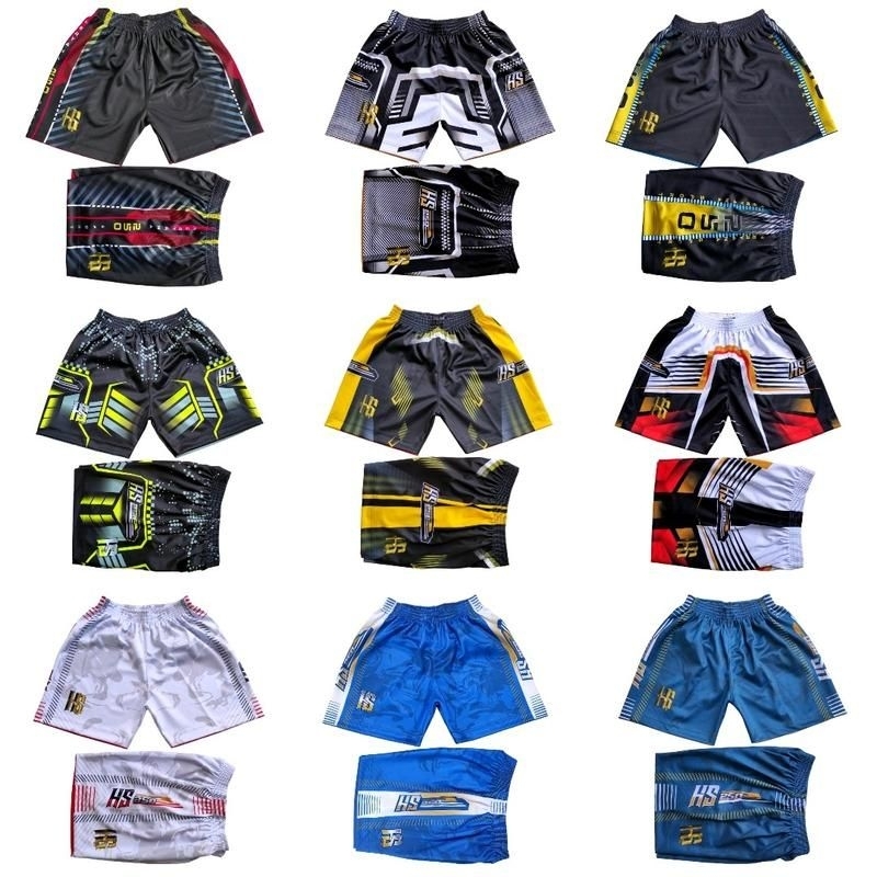 Celana Volly Celana Volli Kolor Voly Voli Volley Ball Full Printing Motif HS Pria Wanita Cowok Cewek