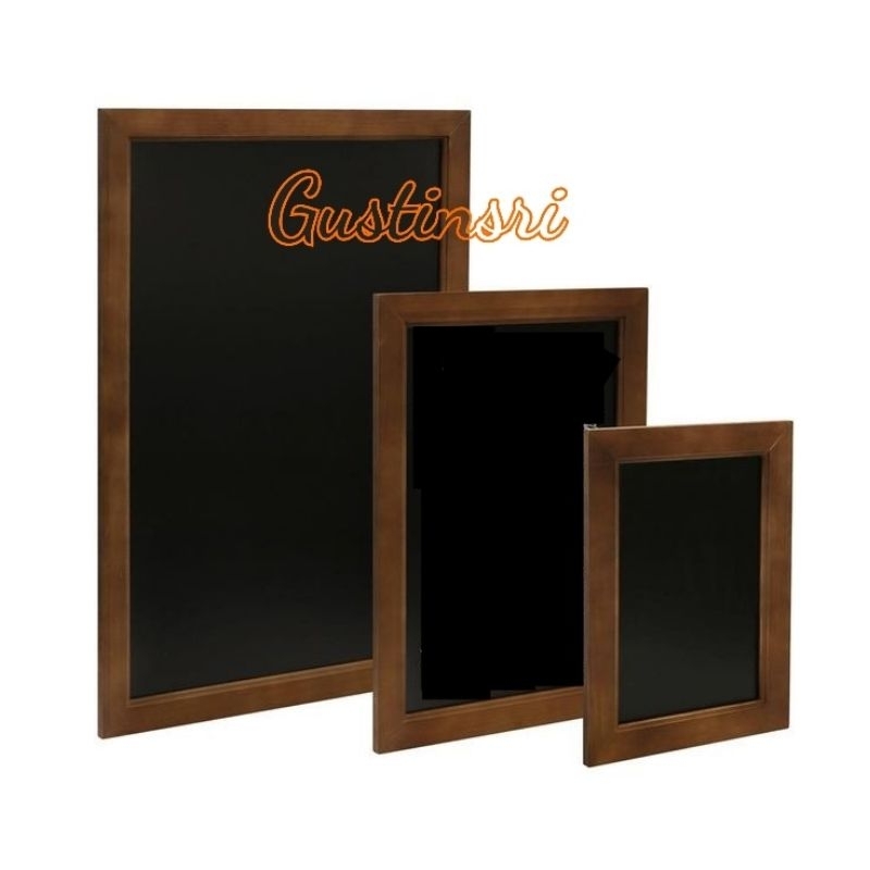 

Rustic Chalk Board Papan Tulis Dekorasi Cafe Natal 60x80