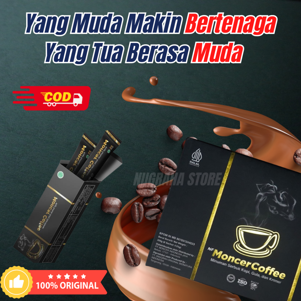 

Monnceer Coffee Original Kopi Halal Teruji Bisa COD