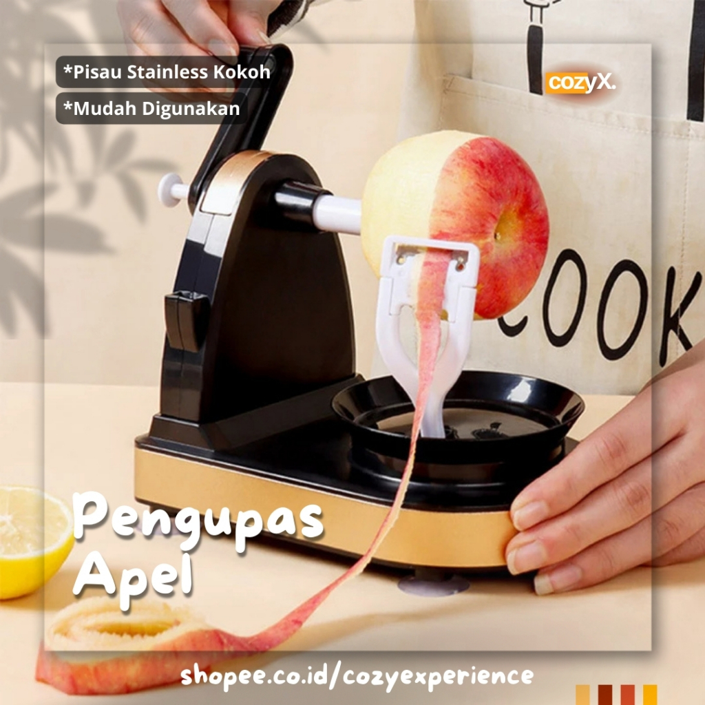Pengupas Kulit Apel Pengupas Buah Otomatis Pemotong Buah Fruit Peeler