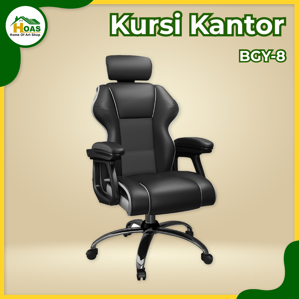 Hoas Official Shop Kursi Kantor Kursi Neo Meja Komputer Kursi Gaming-Bantal Punggung Tinggi Ergonomi