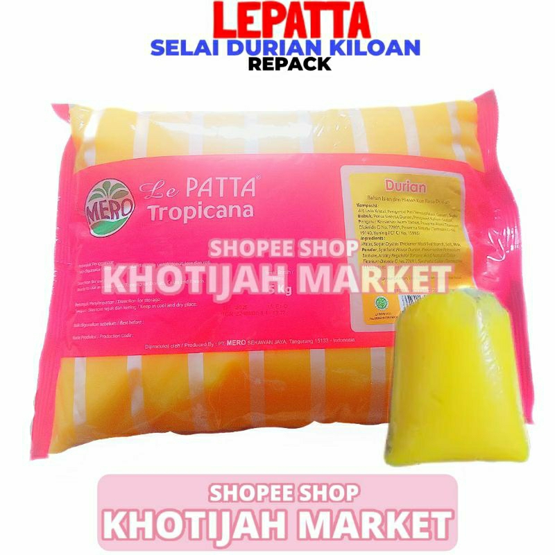 

Selai Durian Manis Wangi Creamfill Kiloan Lepatta 1 Kg