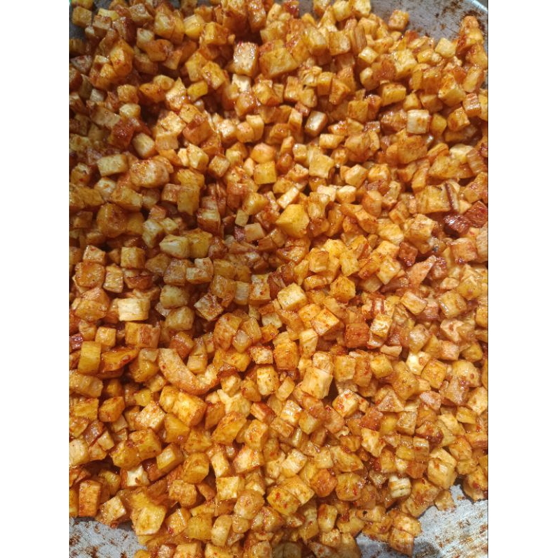 

Kripik singkong mentega dadu kemasan 500 gram