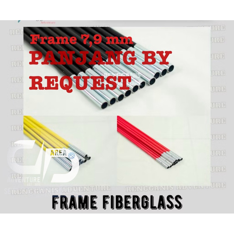 Frame tenda 7,9 mm panjang request rangka tenda 7,9 mm