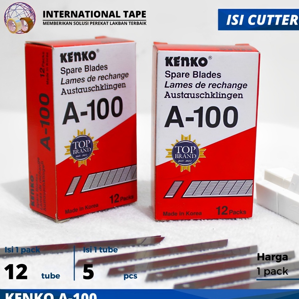 

KODE X96B ISI PISAU CUTTER CUTER KENKO A 1 REFILL KATER
