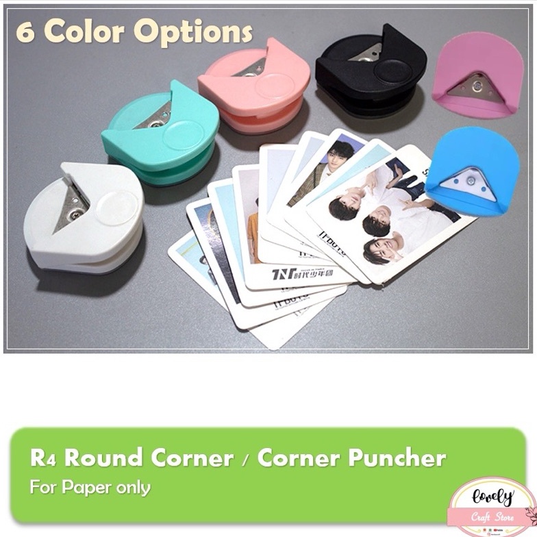 

KODE N23D Round Cutter R4 rounding 4mm Round Corner untuk membulatkan sudut kertas foto kartu nama