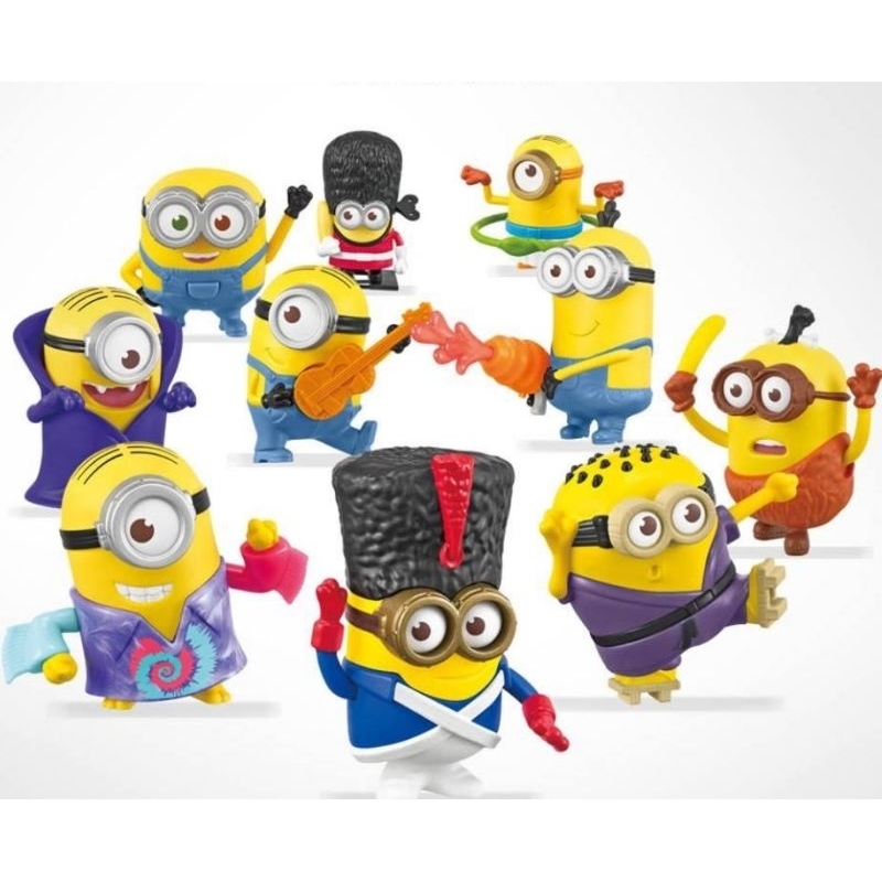 FIGURE MINION HAPPY MEAL MINIONS MAINAN MCD