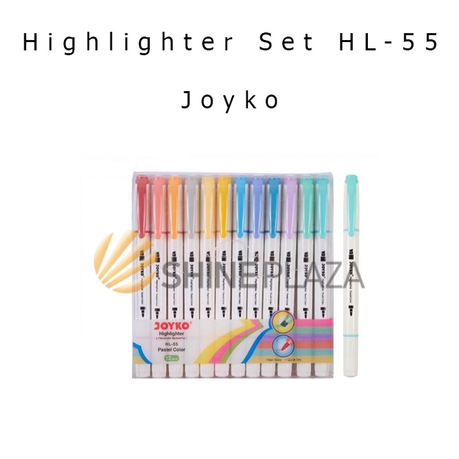 

KODE X45W Highlighter Joyko HL55 Highlighter Joyko Pastel Color HL55