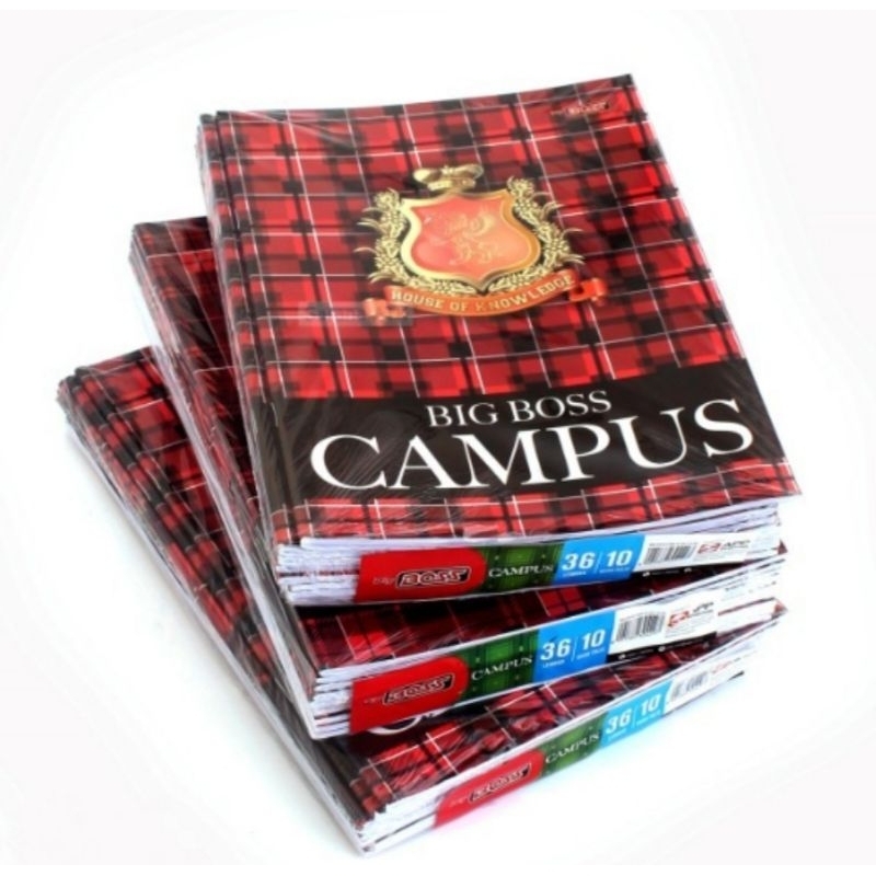 

Buku tulis bigboss campus okey 50lbr isi 10 pcs