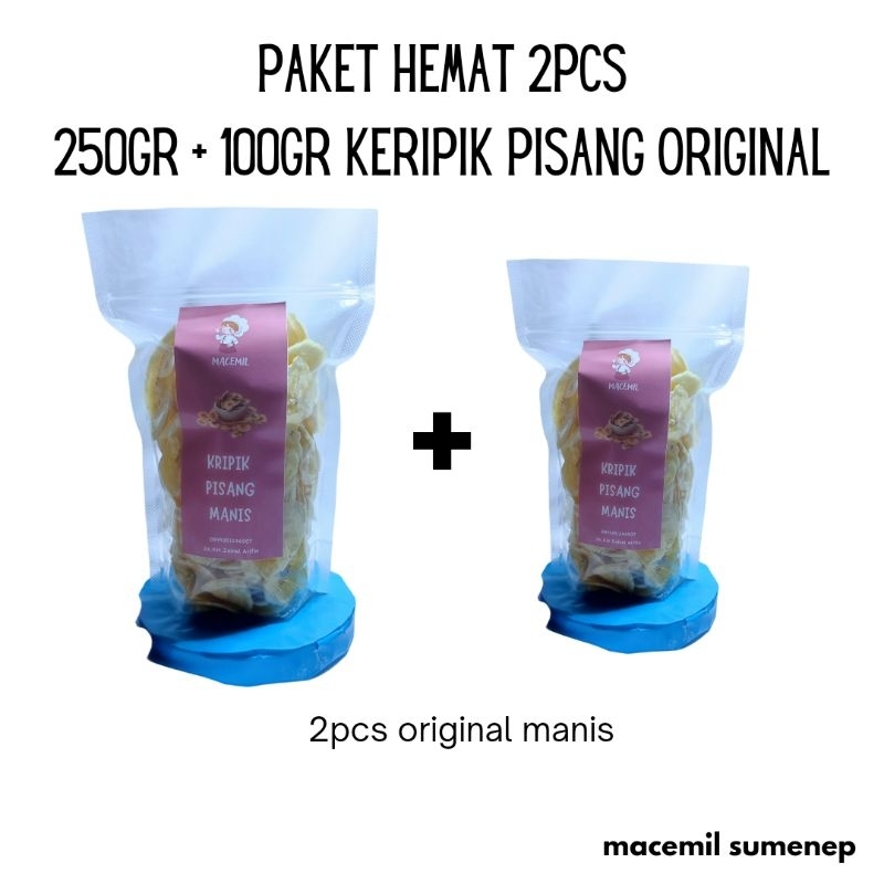 

MACEMIL Cemilan Makanan Ringan Keripik Pisang Extra Hemat All Varian Murah Enak