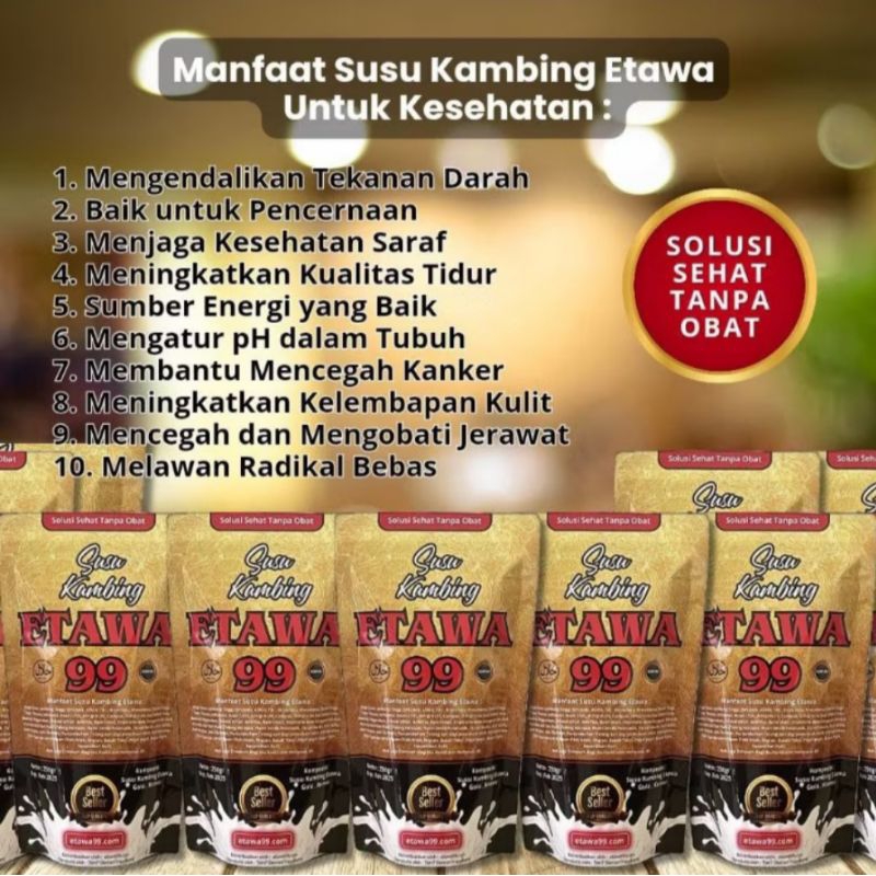 

SUSU KAMBING ETAWA99 BUBUK