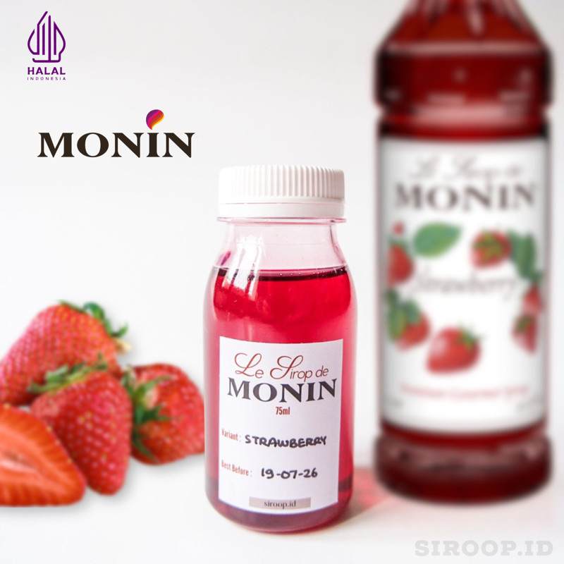 

Repack Monin Syrup Strawberry (30ml,75ml,100ml)