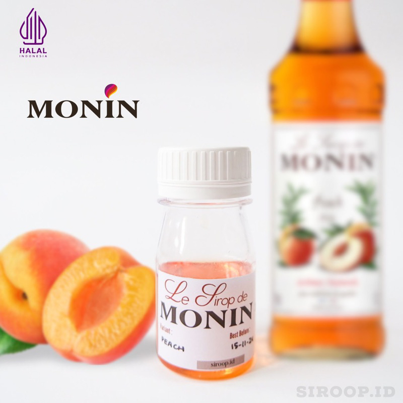 

Repack Monin Syrup Peach (30ml,75ml,100ml)