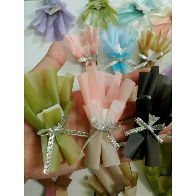 BUKET MINI KOSONGAN HIAS MAHAR BUNGA KECIL