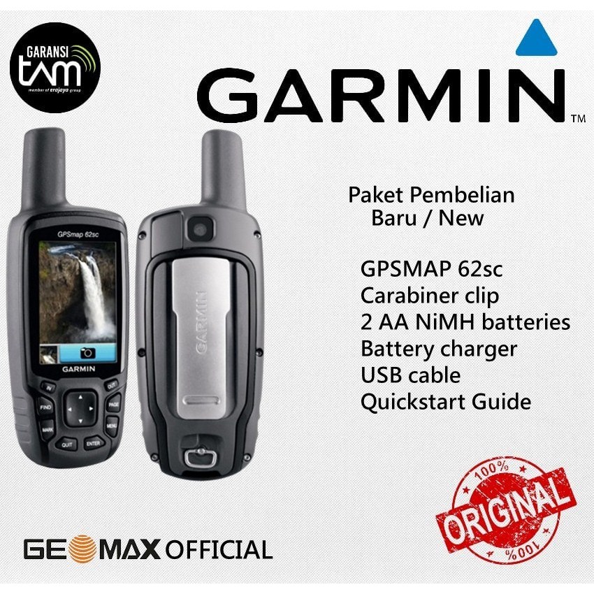 Gps Garmin 62sc / Gps Garmin 62sc Baru