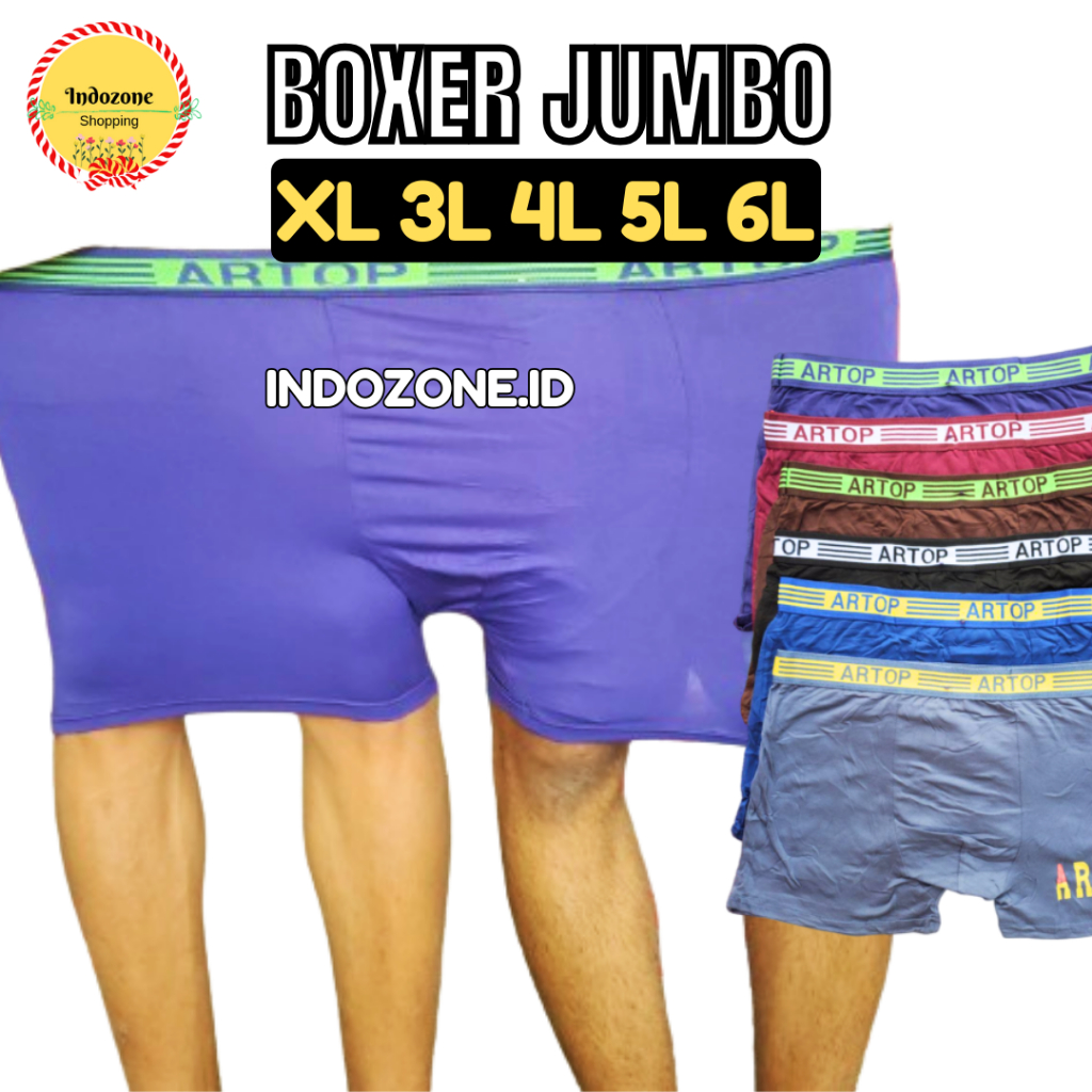 CD Boxer Pria Premium Jumbo Artop