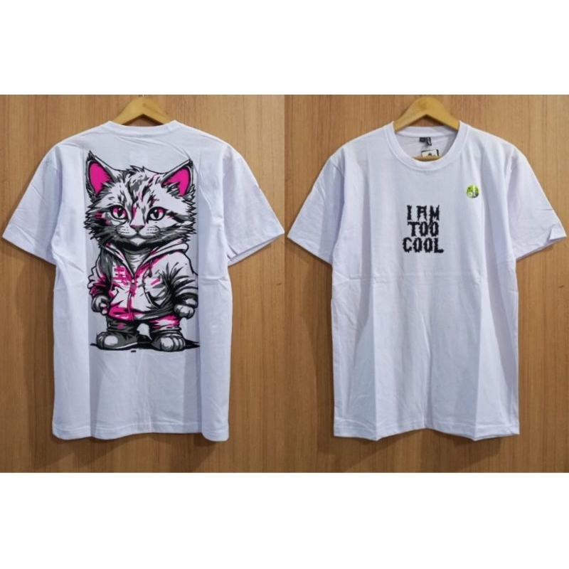 Kaos Atasan Tshirt Pria Distro Allsize Hitam Kekinian 2024