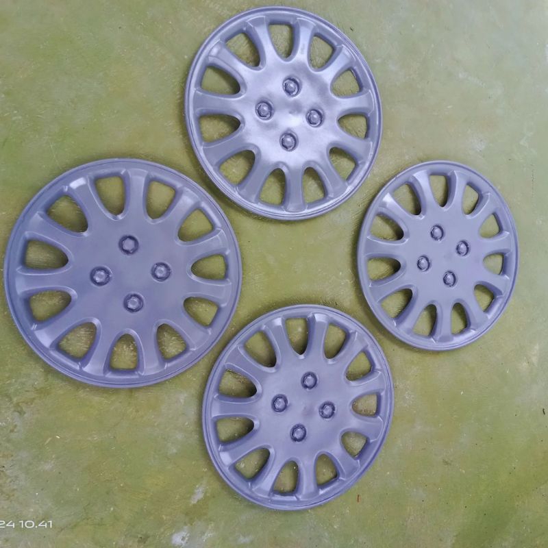 (1 SET /4PCS) Cover VELG mobil R14, wheel dop Ring 14,wildop R14 ABU ABU, COD