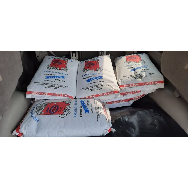 

jagung popcorn 1ball isi 20kg merk dove