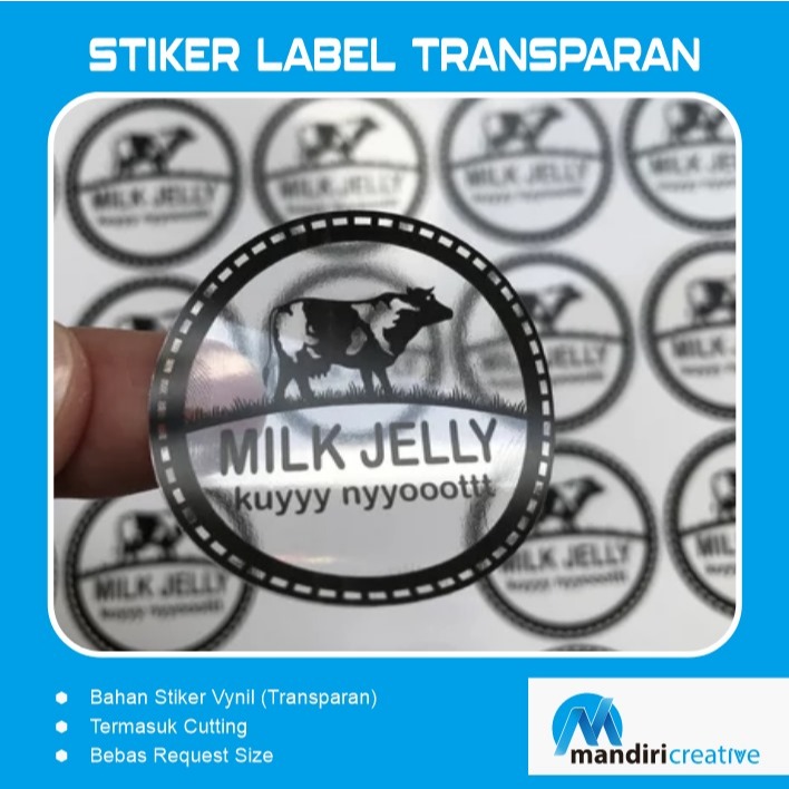 

Stiker Label Transparant | Label Bening Lembaran Ukuran A3+