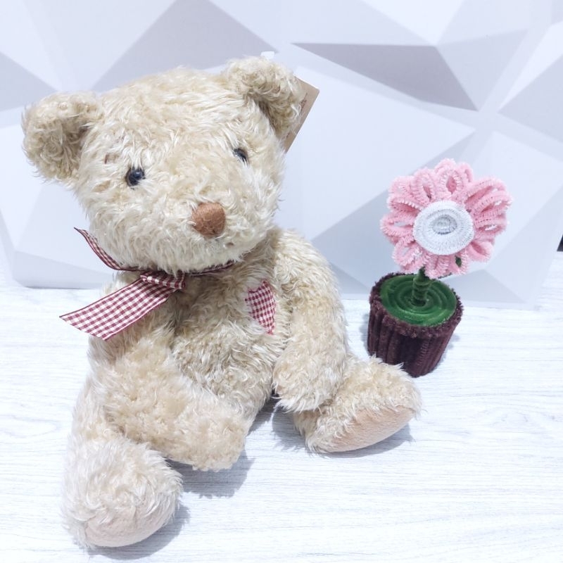 BONEKA TEDDY BEAR RUSS ORI - ADA TAG - ±30 CM