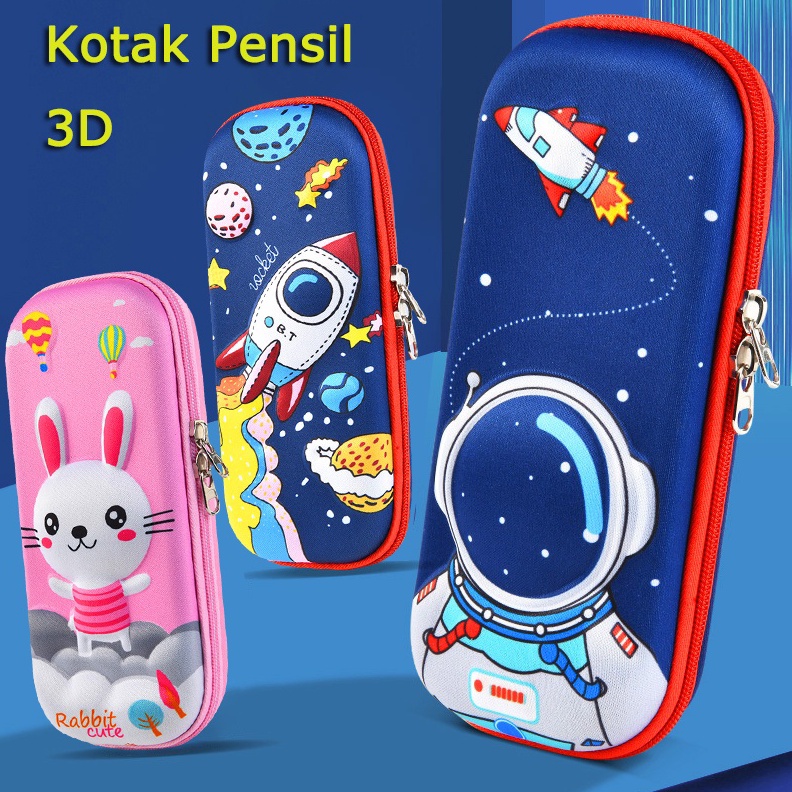 

KODE J46E UNIONATK TEMPAT PENSIL KOTAK PENSIL GAMBAR 3D ANAK KANVAS