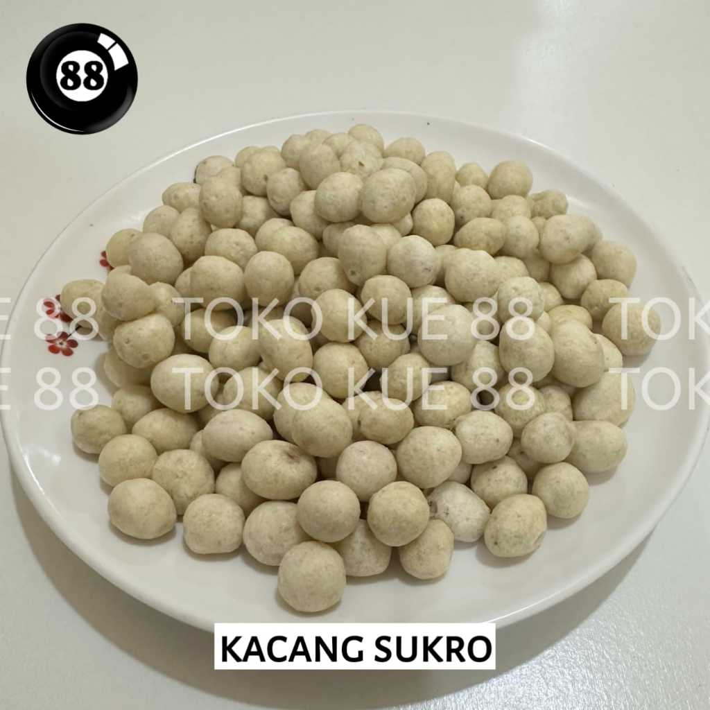 

Kacang Sukro Kiloan Premium / Sukro Kacang Telur / Kacang Lapis Putih / Kacang Salut Putih